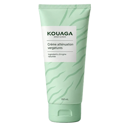 Crème atténuation vergetures KOUAGA 150 mL, tube vert